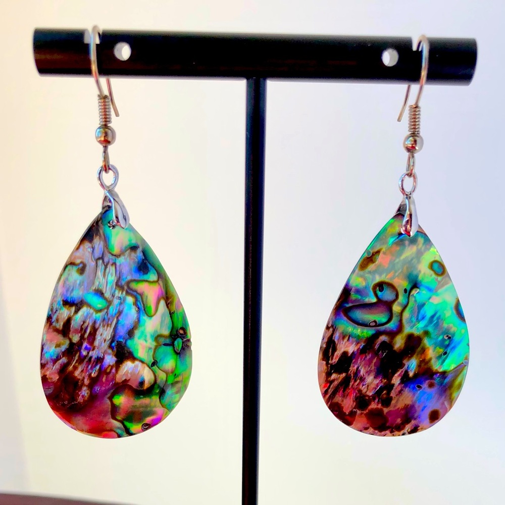 Abalone Pierced Earrings